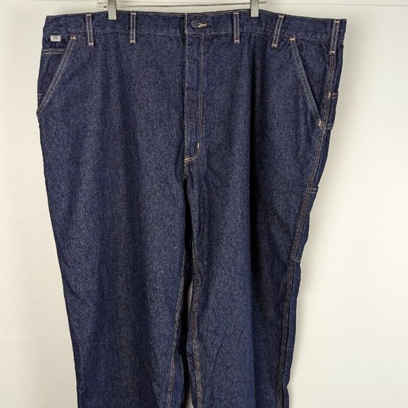 Carhartt Other - Carhartt FR Fire Resistant Men's Size 50x32 Blue Denim Work Jeans Big & Tall New